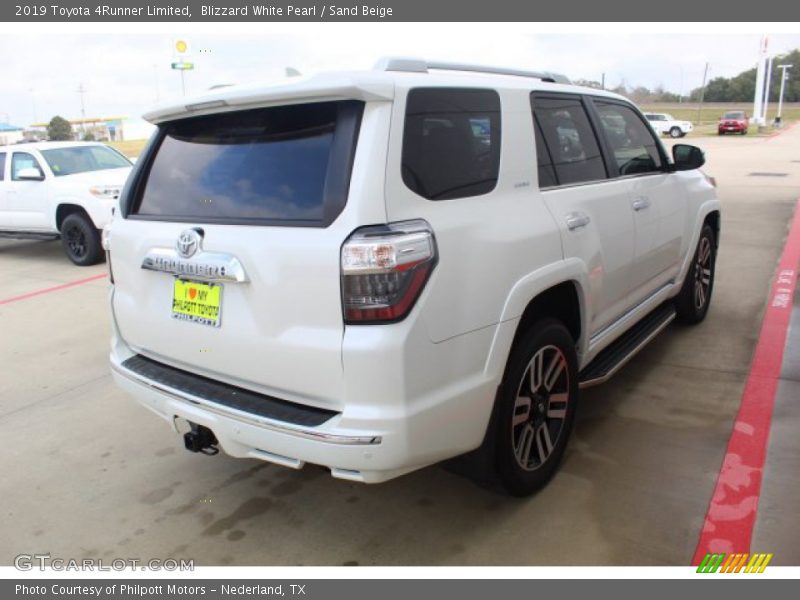 Blizzard White Pearl / Sand Beige 2019 Toyota 4Runner Limited