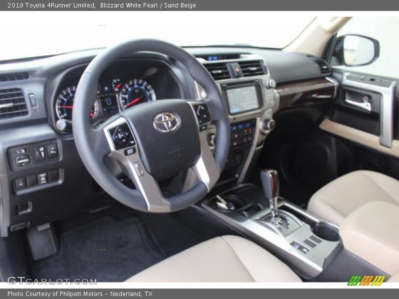 Blizzard White Pearl / Sand Beige 2019 Toyota 4Runner Limited