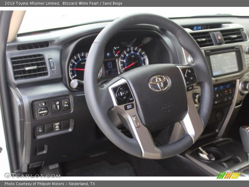 Blizzard White Pearl / Sand Beige 2019 Toyota 4Runner Limited