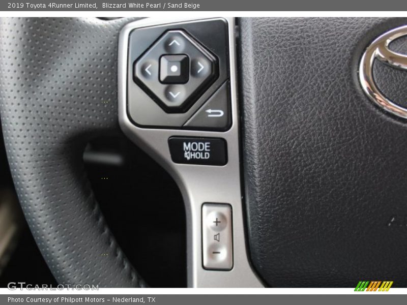 Blizzard White Pearl / Sand Beige 2019 Toyota 4Runner Limited