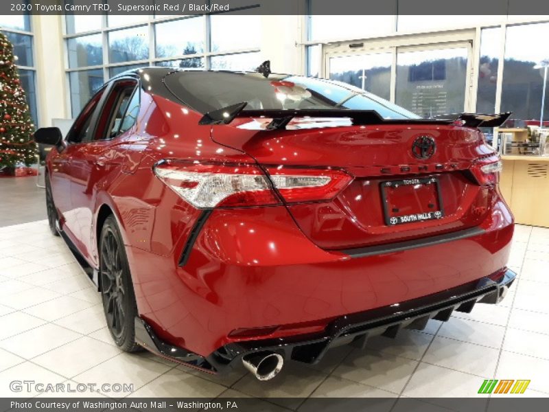 Supersonic Red / Black/Red 2020 Toyota Camry TRD