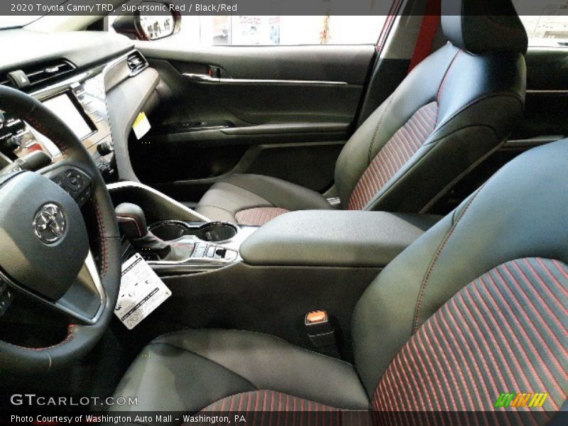 Front Seat of 2020 Camry TRD