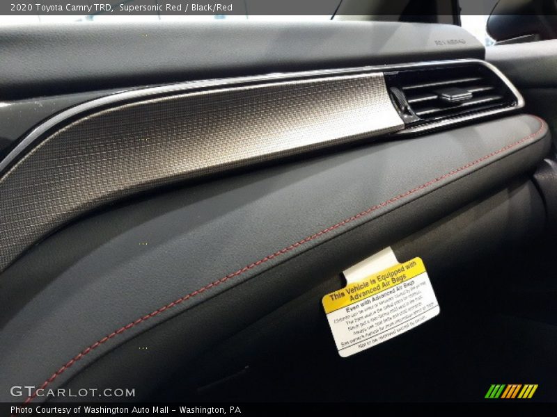 Supersonic Red / Black/Red 2020 Toyota Camry TRD