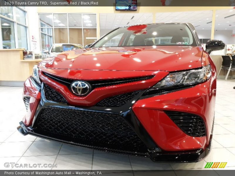 Supersonic Red / Black/Red 2020 Toyota Camry TRD