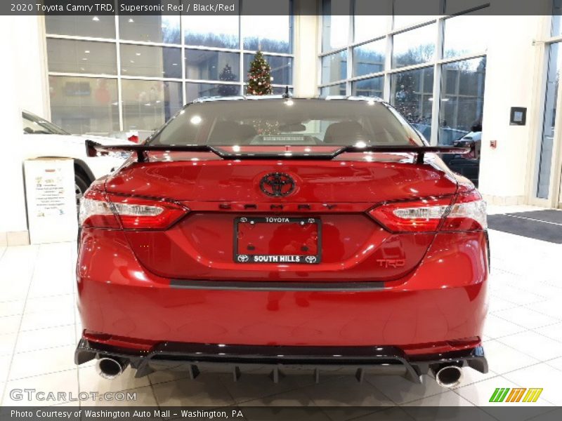 Supersonic Red / Black/Red 2020 Toyota Camry TRD