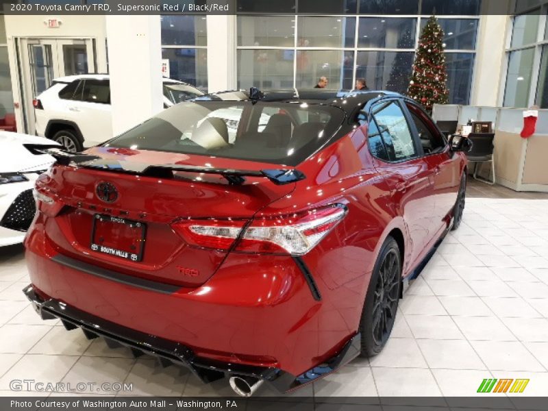 Supersonic Red / Black/Red 2020 Toyota Camry TRD