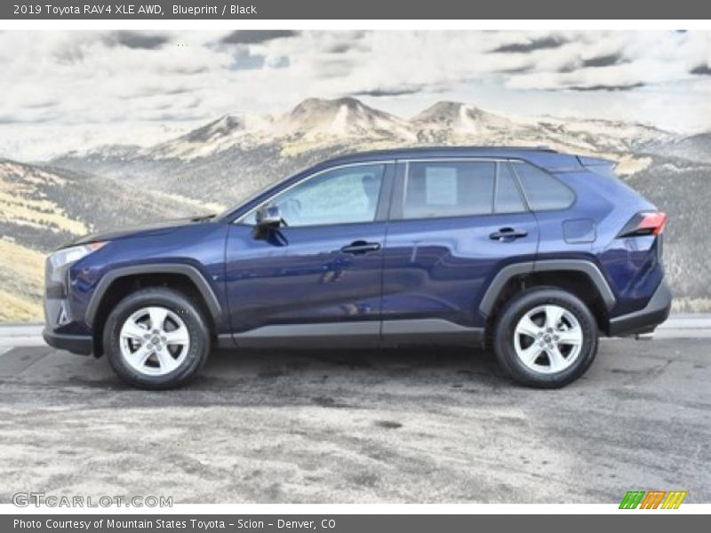 Blueprint / Black 2019 Toyota RAV4 XLE AWD