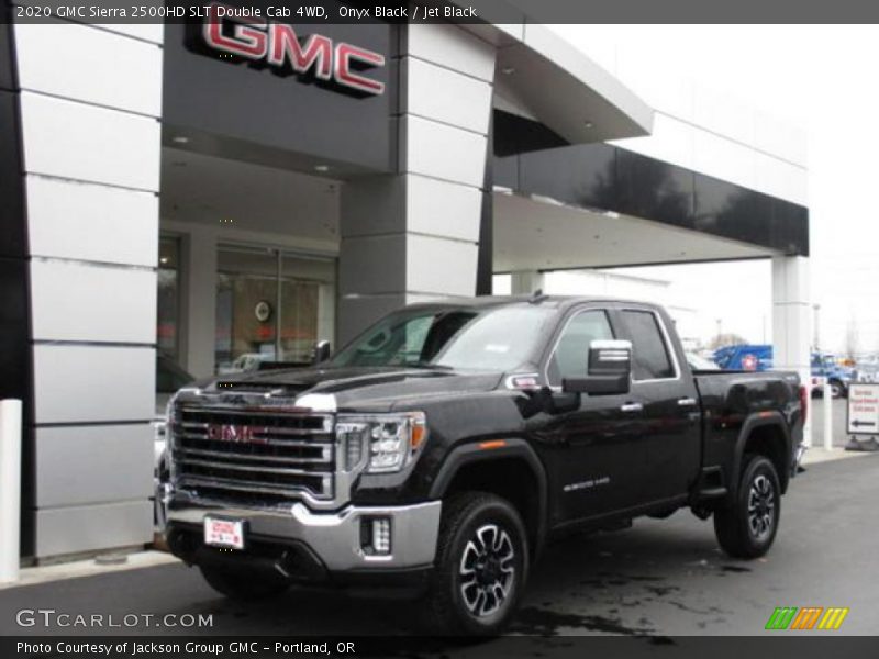 Onyx Black / Jet Black 2020 GMC Sierra 2500HD SLT Double Cab 4WD