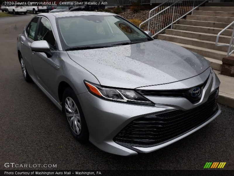 Celestial Silver Metallic / Ash 2020 Toyota Camry Hybrid LE