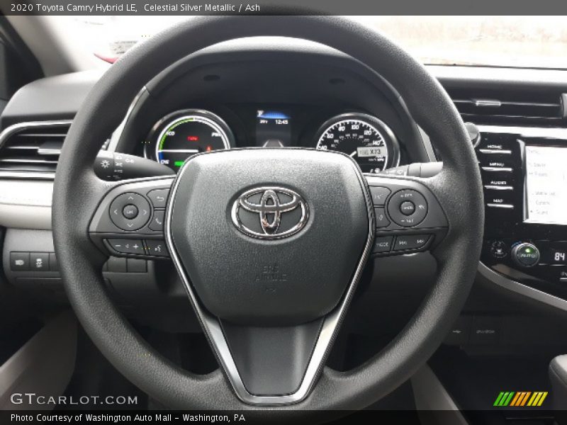 Celestial Silver Metallic / Ash 2020 Toyota Camry Hybrid LE