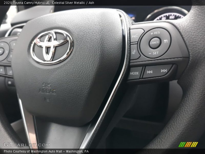 Celestial Silver Metallic / Ash 2020 Toyota Camry Hybrid LE