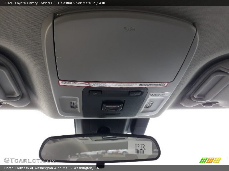 Celestial Silver Metallic / Ash 2020 Toyota Camry Hybrid LE