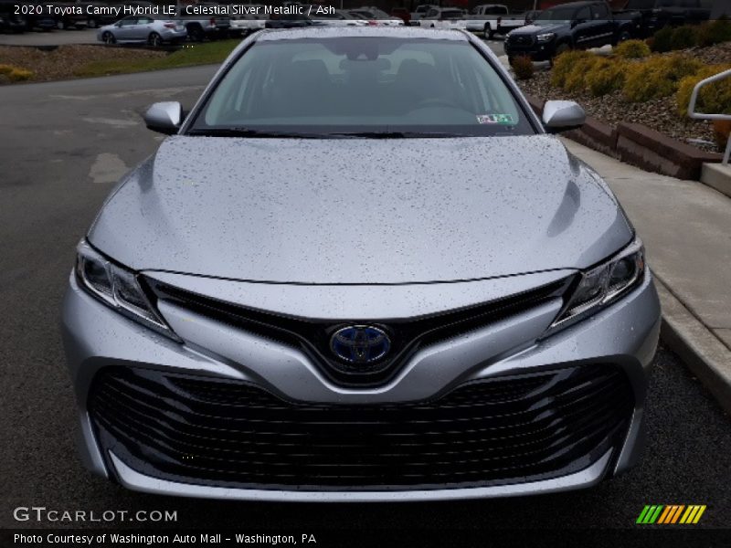 Celestial Silver Metallic / Ash 2020 Toyota Camry Hybrid LE