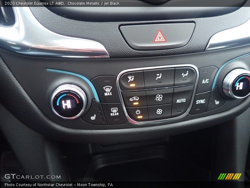 Chocolate Metallic / Jet Black 2020 Chevrolet Equinox LT AWD