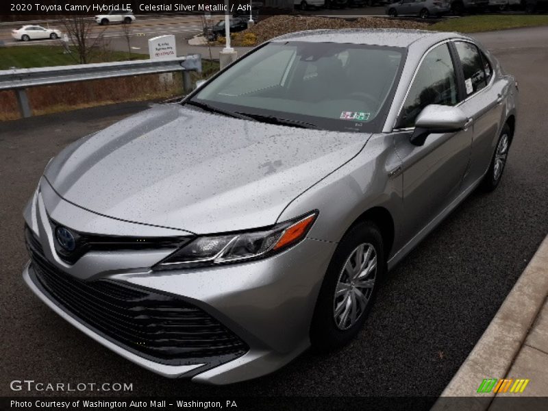 Celestial Silver Metallic / Ash 2020 Toyota Camry Hybrid LE