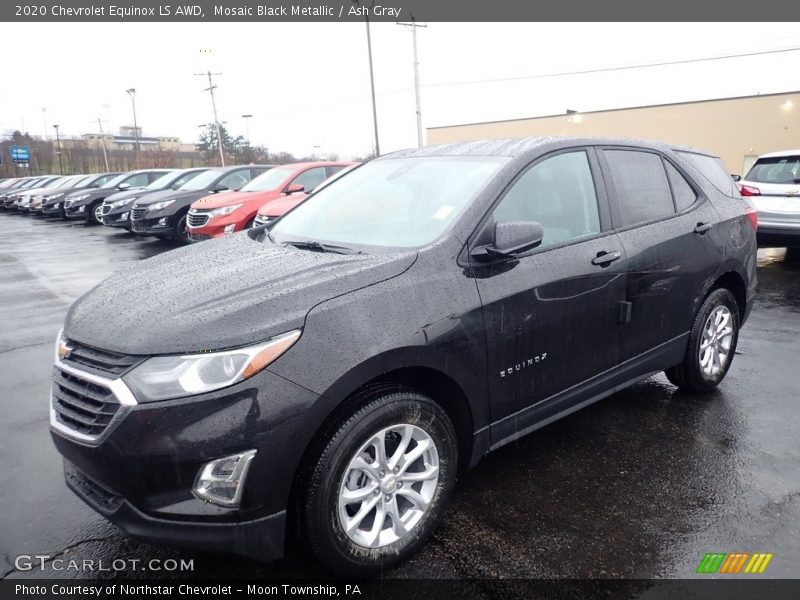 Mosaic Black Metallic / Ash Gray 2020 Chevrolet Equinox LS AWD