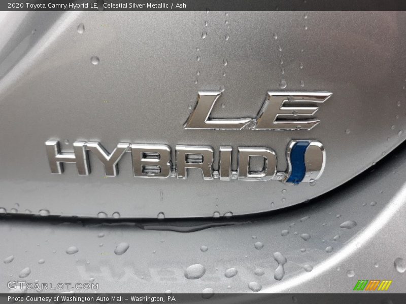 Celestial Silver Metallic / Ash 2020 Toyota Camry Hybrid LE
