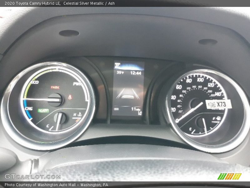 Celestial Silver Metallic / Ash 2020 Toyota Camry Hybrid LE