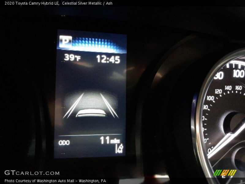 Celestial Silver Metallic / Ash 2020 Toyota Camry Hybrid LE