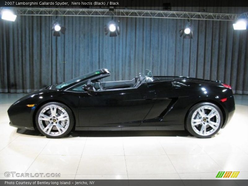 Nero Noctis (Black) / Black 2007 Lamborghini Gallardo Spyder