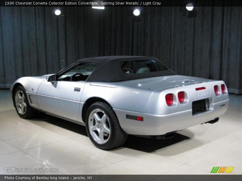 Sebring Silver Metallic / Light Gray 1996 Chevrolet Corvette Collector Edition Convertible