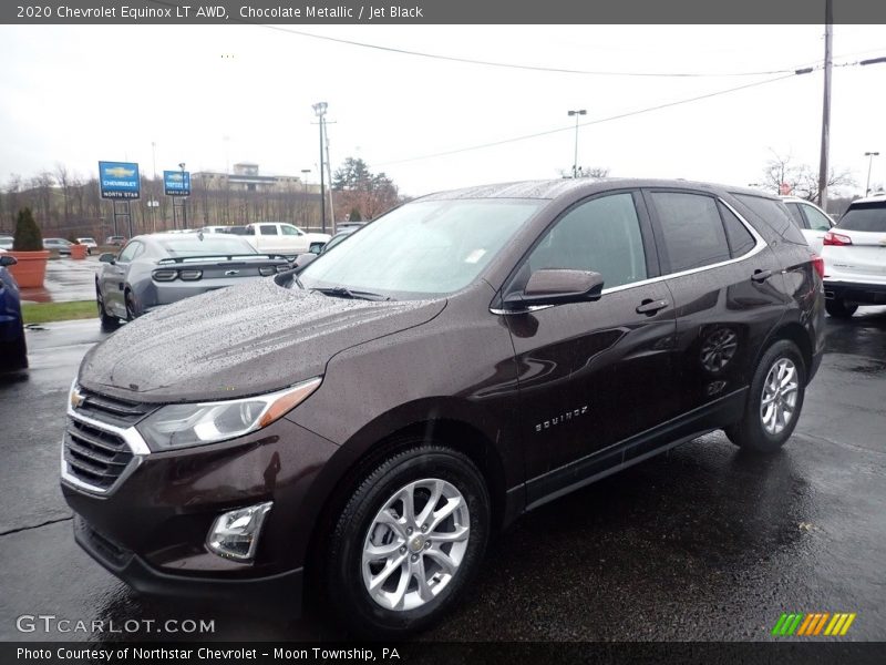 Chocolate Metallic / Jet Black 2020 Chevrolet Equinox LT AWD
