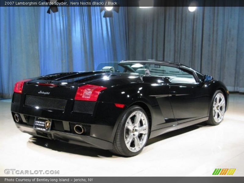 Nero Noctis (Black) / Black 2007 Lamborghini Gallardo Spyder