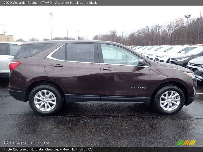 Chocolate Metallic / Jet Black 2020 Chevrolet Equinox LT AWD