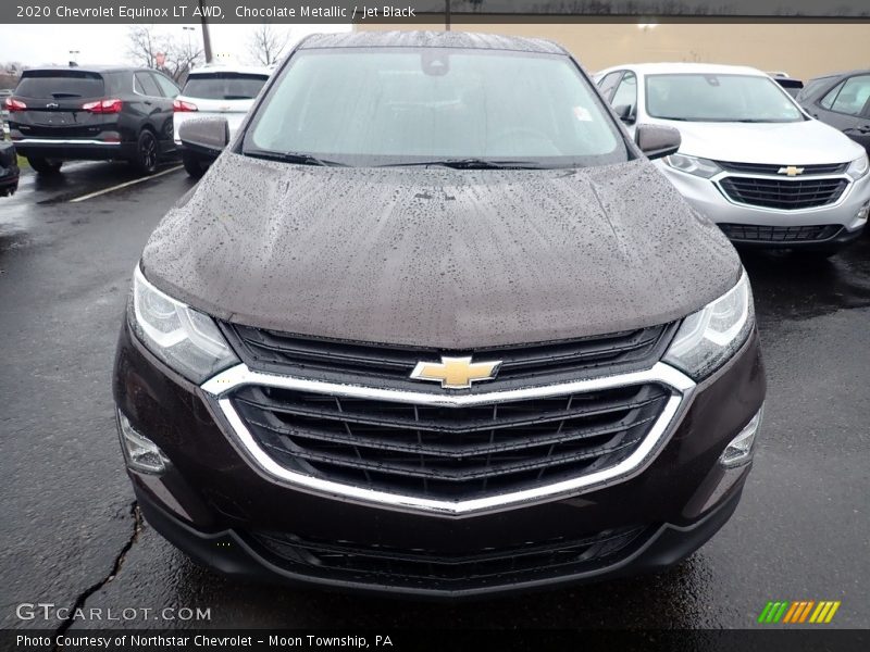 Chocolate Metallic / Jet Black 2020 Chevrolet Equinox LT AWD