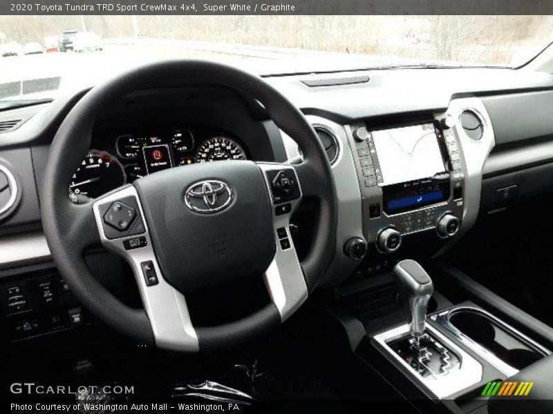 Super White / Graphite 2020 Toyota Tundra TRD Sport CrewMax 4x4