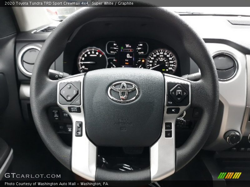 Super White / Graphite 2020 Toyota Tundra TRD Sport CrewMax 4x4