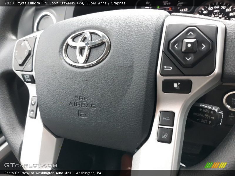 Super White / Graphite 2020 Toyota Tundra TRD Sport CrewMax 4x4