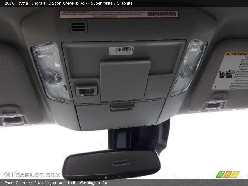 Super White / Graphite 2020 Toyota Tundra TRD Sport CrewMax 4x4