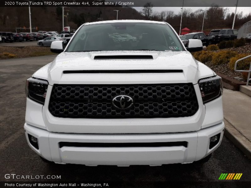 Super White / Graphite 2020 Toyota Tundra TRD Sport CrewMax 4x4