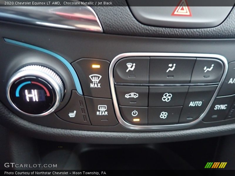 Chocolate Metallic / Jet Black 2020 Chevrolet Equinox LT AWD
