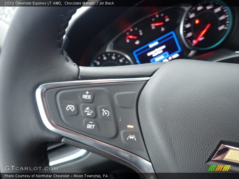 Chocolate Metallic / Jet Black 2020 Chevrolet Equinox LT AWD