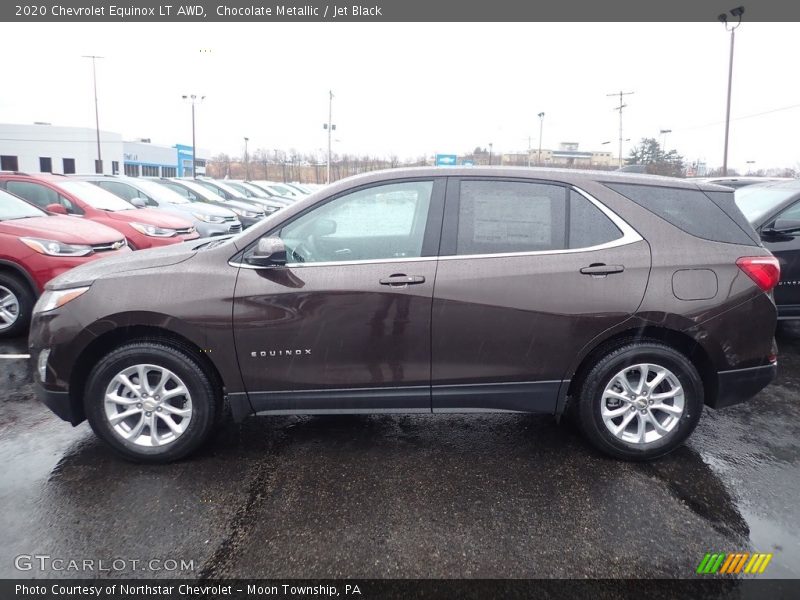 Chocolate Metallic / Jet Black 2020 Chevrolet Equinox LT AWD