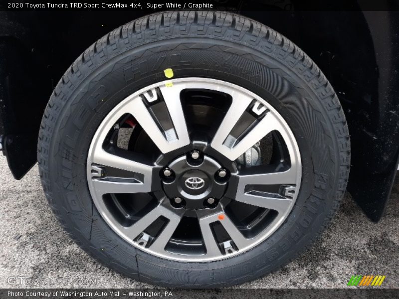 Super White / Graphite 2020 Toyota Tundra TRD Sport CrewMax 4x4