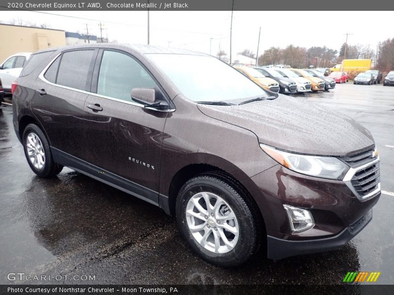 Chocolate Metallic / Jet Black 2020 Chevrolet Equinox LT AWD