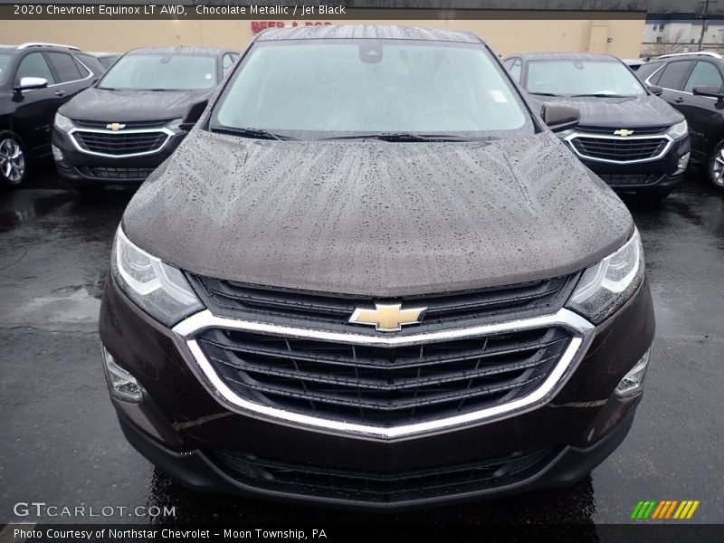 Chocolate Metallic / Jet Black 2020 Chevrolet Equinox LT AWD