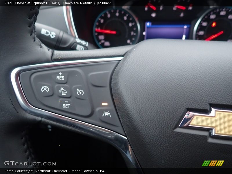 Chocolate Metallic / Jet Black 2020 Chevrolet Equinox LT AWD