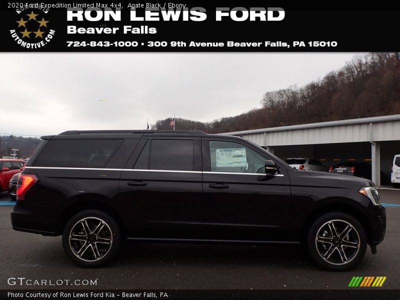 Agate Black / Ebony 2020 Ford Expedition Limited Max 4x4