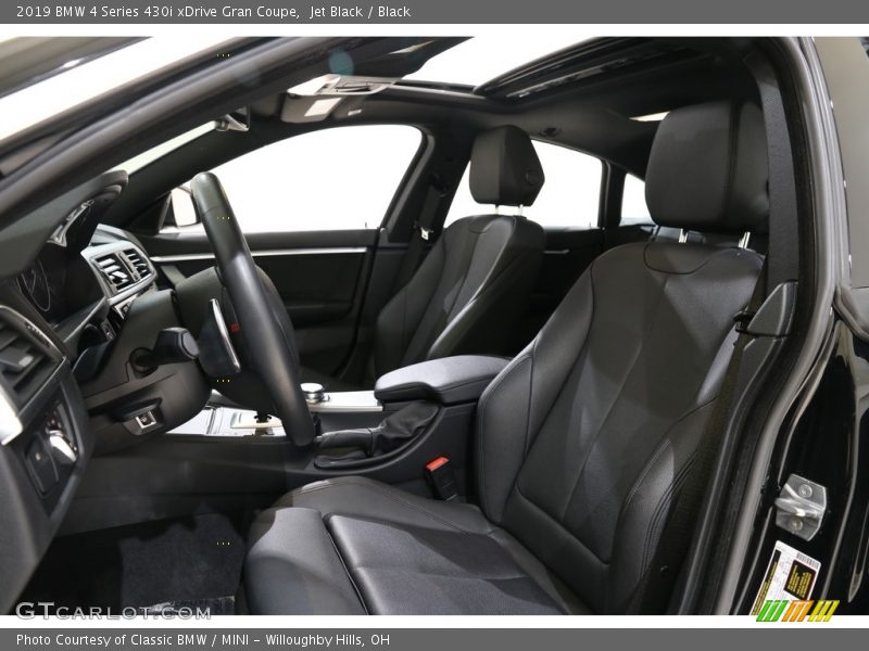 Jet Black / Black 2019 BMW 4 Series 430i xDrive Gran Coupe