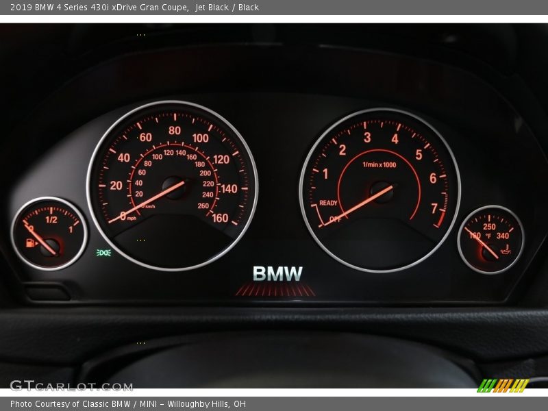 Jet Black / Black 2019 BMW 4 Series 430i xDrive Gran Coupe