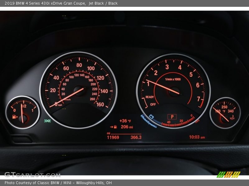 Jet Black / Black 2019 BMW 4 Series 430i xDrive Gran Coupe