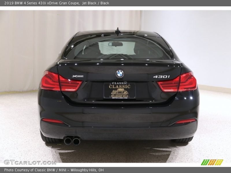Jet Black / Black 2019 BMW 4 Series 430i xDrive Gran Coupe