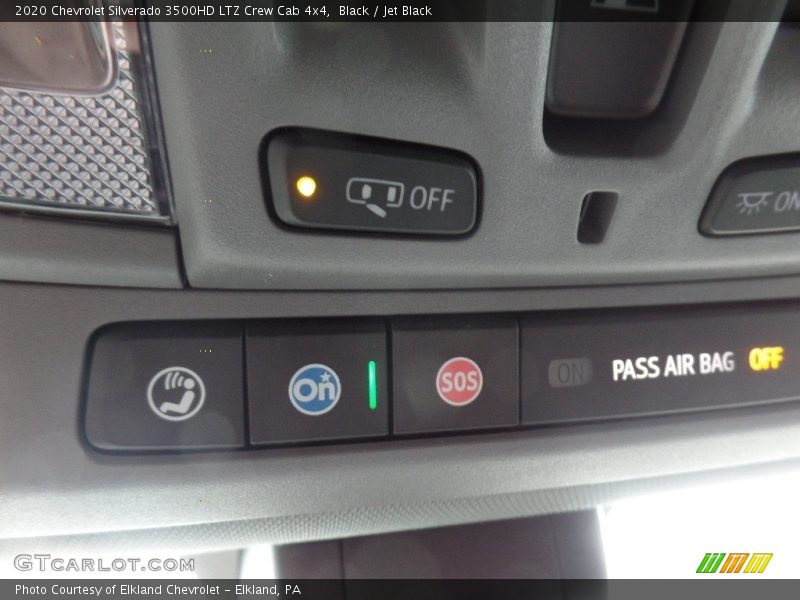 Black / Jet Black 2020 Chevrolet Silverado 3500HD LTZ Crew Cab 4x4