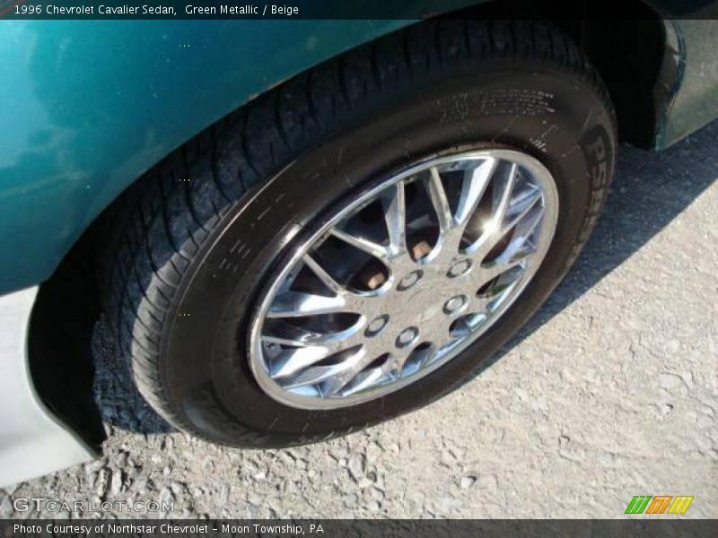 Green Metallic / Beige 1996 Chevrolet Cavalier Sedan