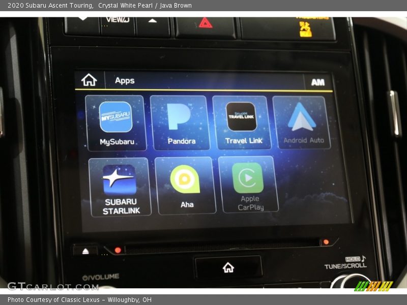 Crystal White Pearl / Java Brown 2020 Subaru Ascent Touring