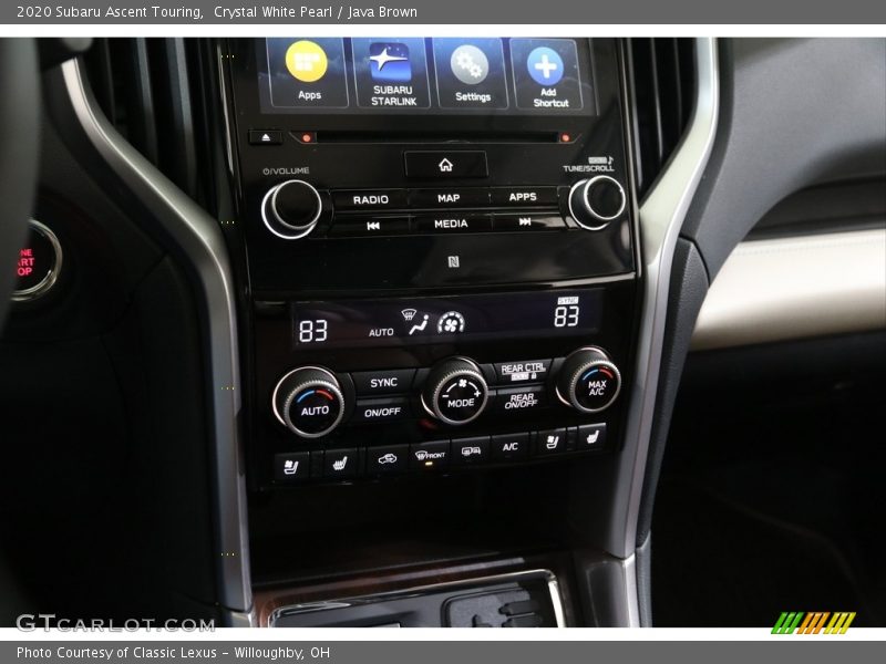Crystal White Pearl / Java Brown 2020 Subaru Ascent Touring